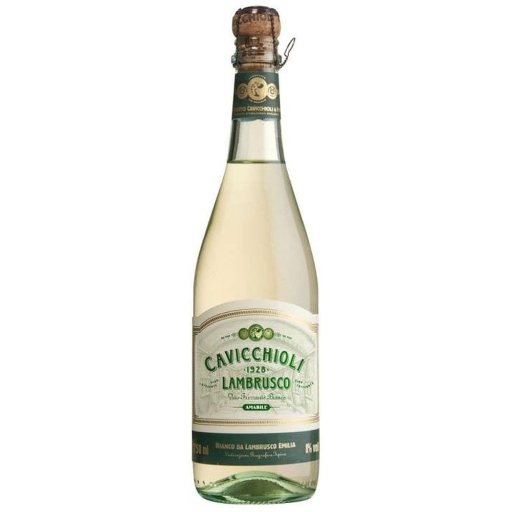 Lambrusco Cavicchioli Branco Suave 750ml - Vinho Italiano