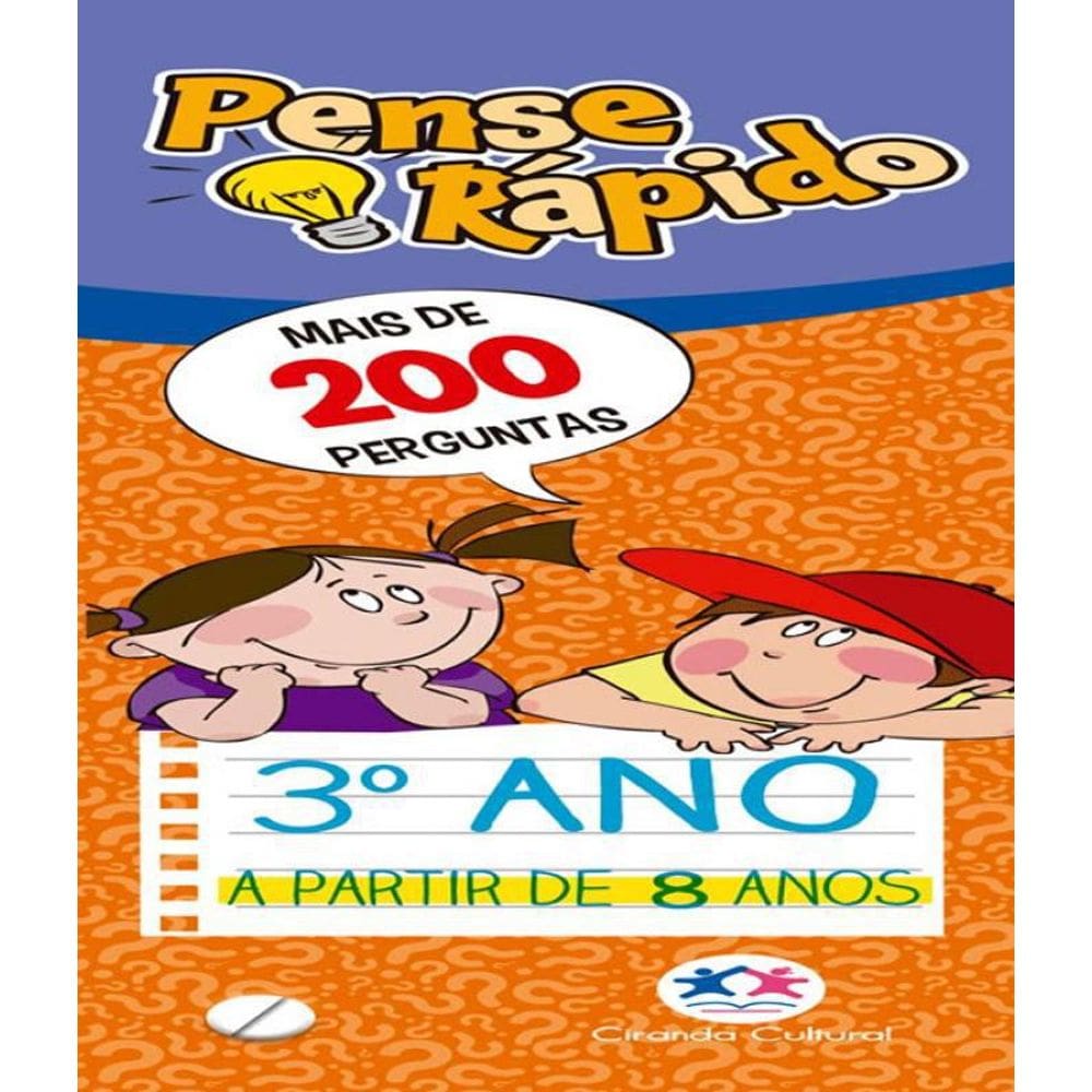 Livro Pense Rapido - 3 Ano