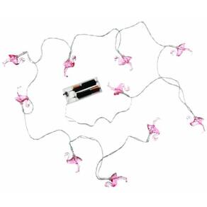 Cordão De Luz - 20 Mini Flamingos - 3,15M