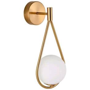 Arandela Luminária De Parede Gota Dourado Ono Spotline