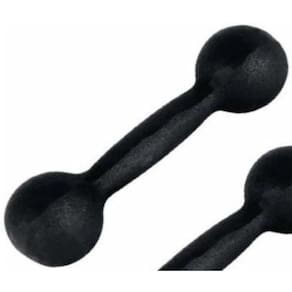Halter Bola 1 Kg Par Ferro Musculação Pesos Academia - Com 2