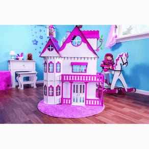 Casa De Bonecas Escala Barbie Modelo Emily Sonhos - Darama