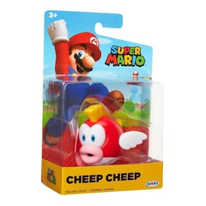 Boneco Super Mario - Colecionável- Cheep Cheep