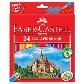 Ecolápis de Cor Faber Castell 24 Cores