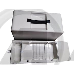 Baú de acrílico para máquina doméstica