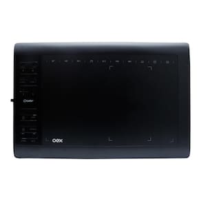 Mesa Digitalizadora Oex Ct100 Creator 10 Polegadas Preta