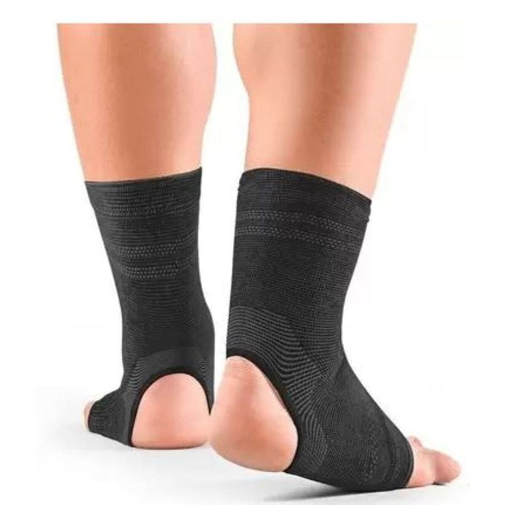 Tornozeleira Elástica Bamboo M Bilateral Par Hidrolight