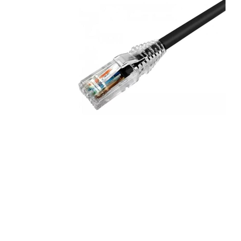 Patch Cord Cat6 Commscope/Amp 8 Feet 2,50 Metros Preto