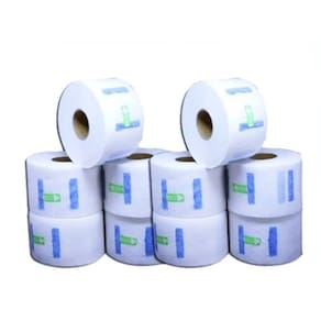 Kit 10 Gola Higiênica Barbeiro Rolo Neck Paper Protetor Capa