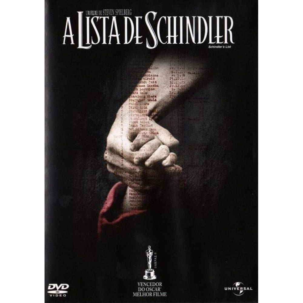 Dvd A Lista De Schindler - Filme Steven Spielberg