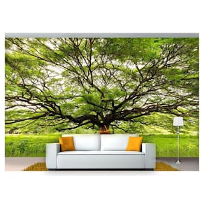 Papel De Parede Floresta Natureza Árvores 3D 3M² Xna177