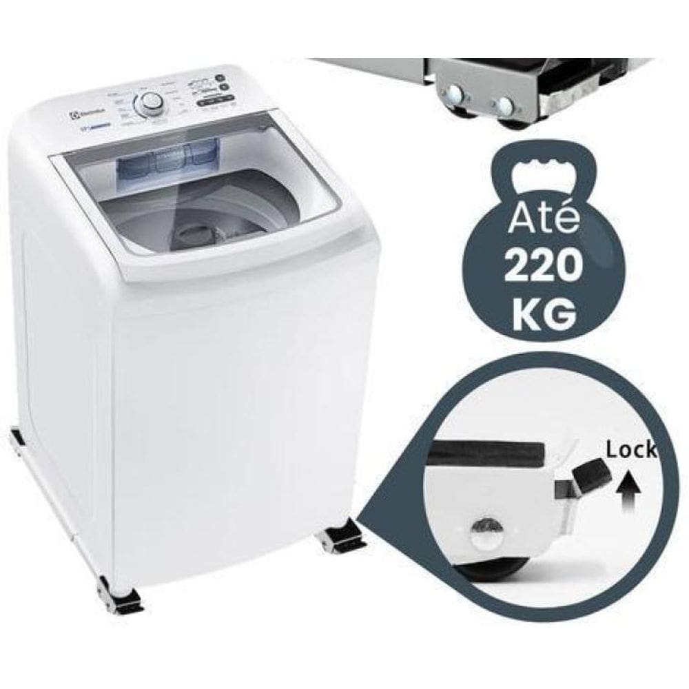 Suporte Rodinhas Ajustável para Geladeira/Fogão 200kg