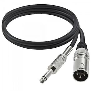 Cabo Para Microfone Xlr M X P10 1M Player Preto Hayonik