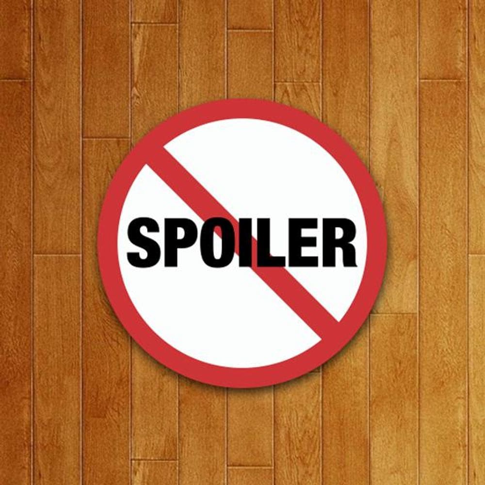 Placa Decorativa - Proibido Spoiler