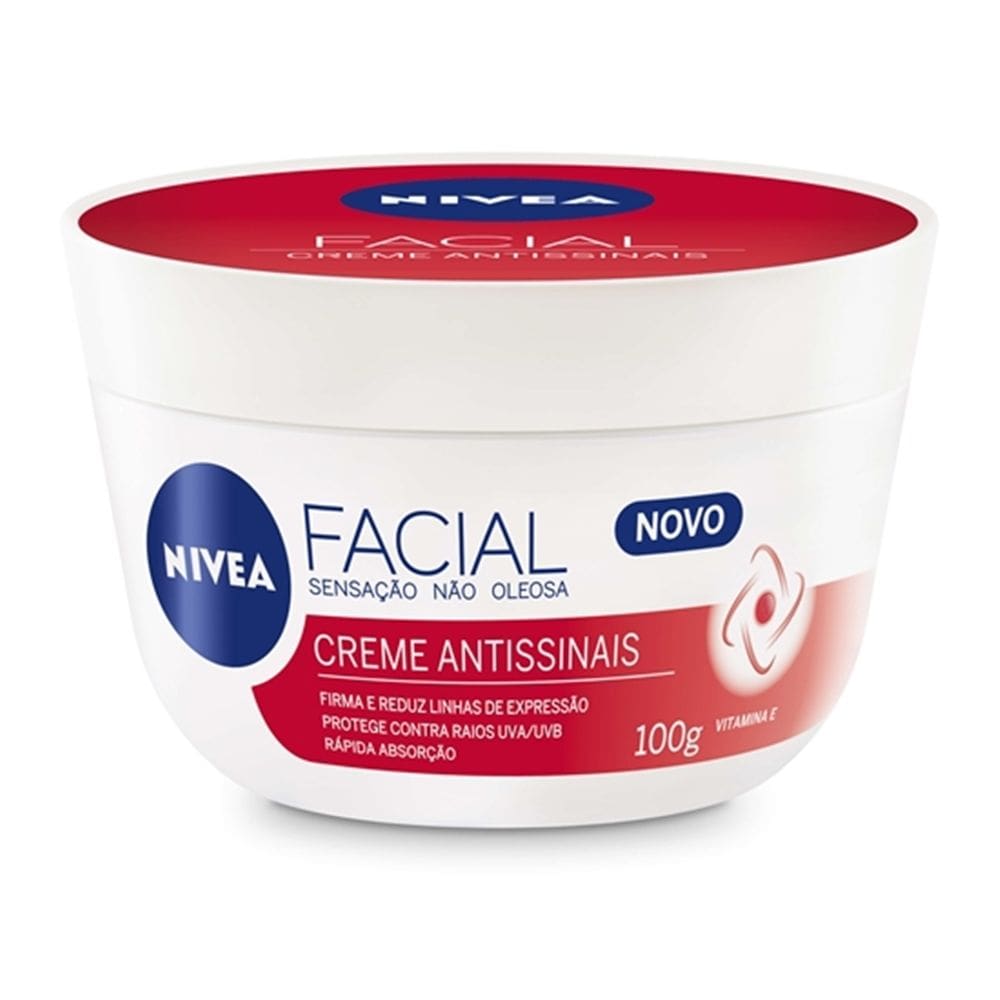 Creme facial Nivea Antissinais - Sensação não Oleosa 100g