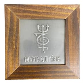 Quadro Pomba Gira Maria Quitéria Madeira -Selecione A Cor