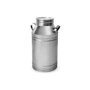 Latão De Leite Decorativo Metal Galvanizado 53 Cm De Altura