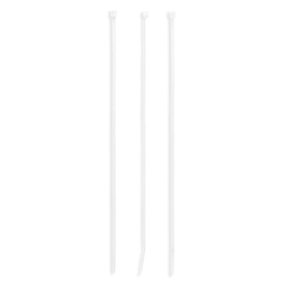 Abraçadeira De Nylon Branca 3,5X200Mm Brw Com 100 Unidades