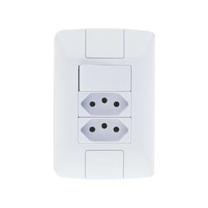 Interruptor Simples 6A + 2 Tomada 2P+T 20A - Tramontina