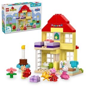 Bloco de Montar - Duplo - Casa de Aniversario da Peppa Pig - 59 peças - LEGO