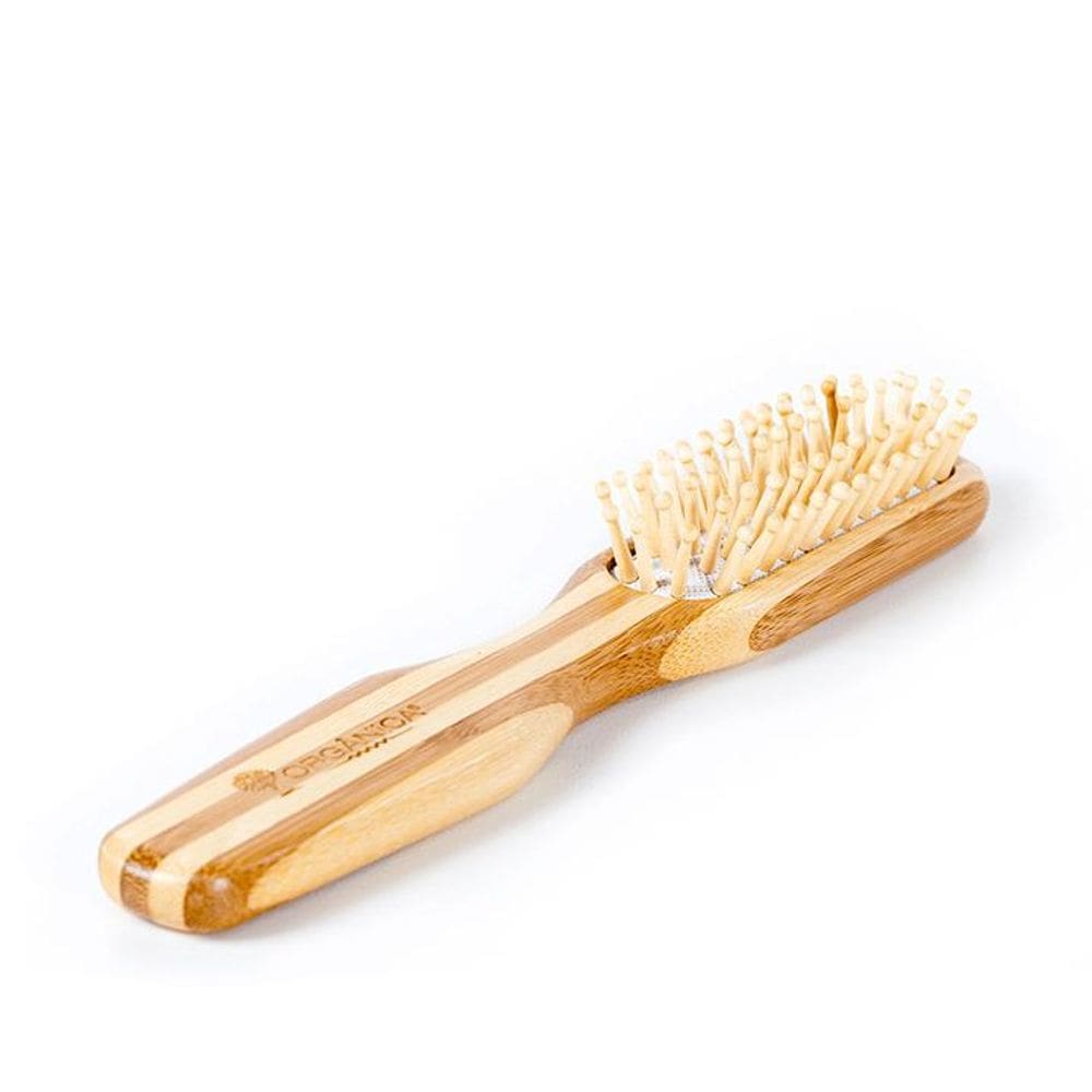 Escova De Bambu Para Cabelos Anti Frizz Retangular-Orgânica