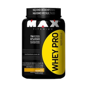 Whey Pro 1kg Baunilha - Proteína Concentrada com BCAA