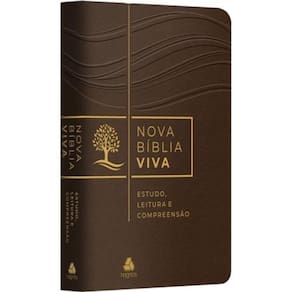 Livro Nova Bíblia Viva Estudo, Leitura E Compreensão Marrom