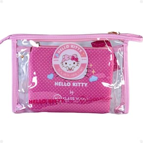 Kit Hello Kitty by Klass Vough: 1 Necessaire Transparente e 1 Estampada Kchk-03p