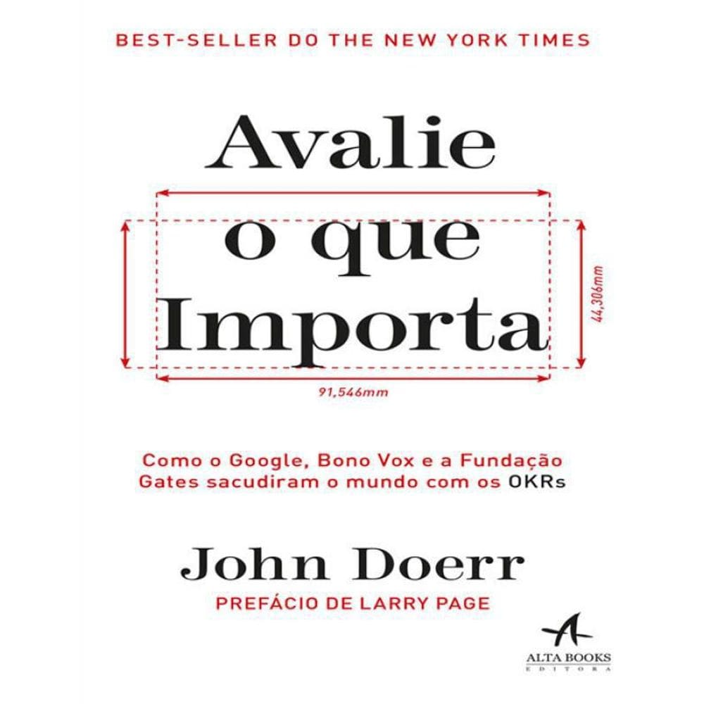 Livro Avalie O Que Importa - Como O Google, Bono Vox