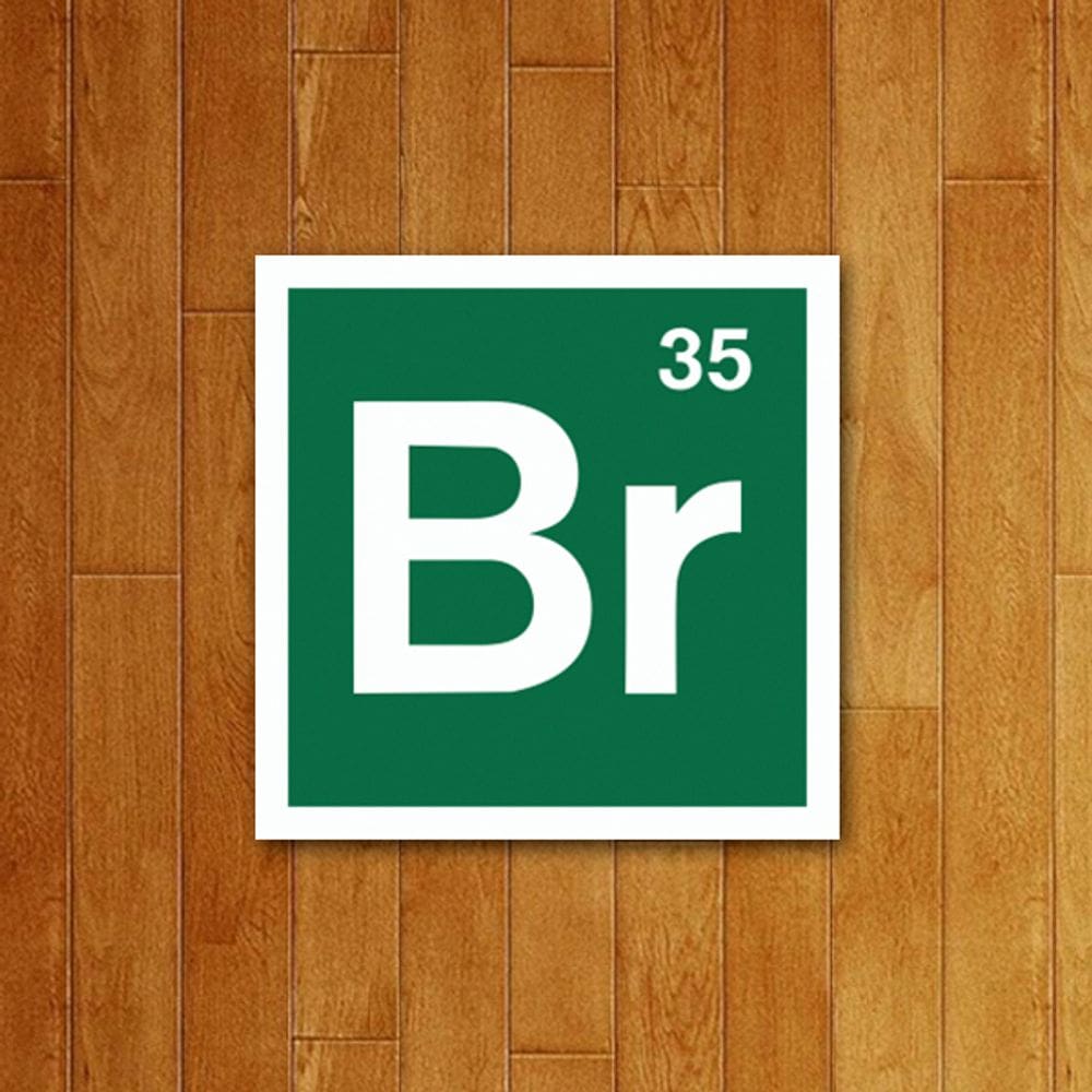 Placa Decorativa - Bário Tabela Periódica