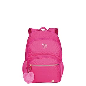 Mochila Grande 2 Compartimentos Sestini Capricho Crush Rosa