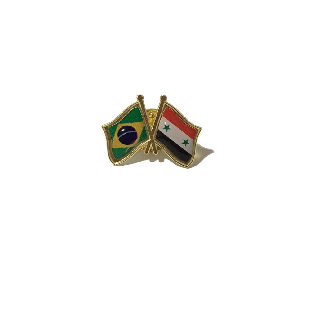 Pin Da Bandeira Do Brasil X Síria