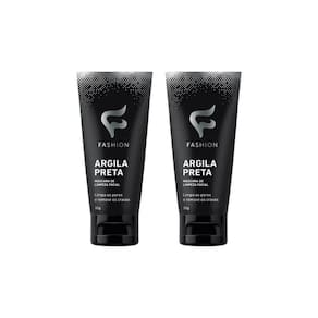 Mascara Facial Fashion Argila Preta Remove Cravos 30G - 2Un
