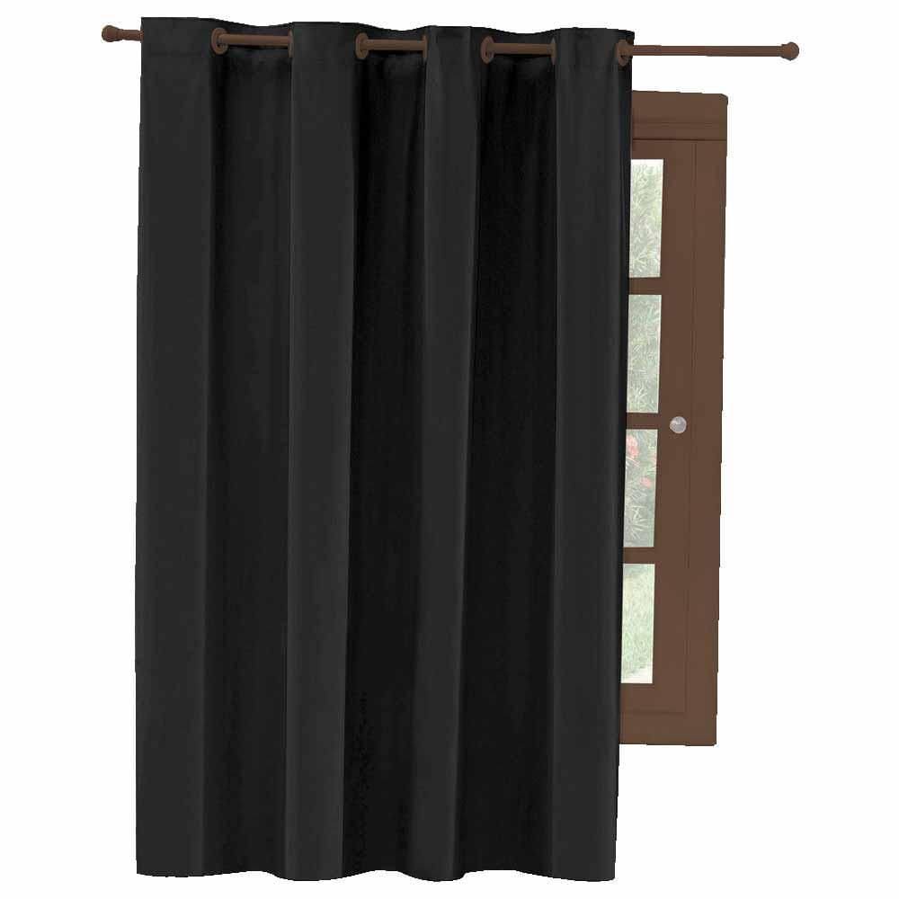 Cortina Corta Luz Blackout Em Pvc Preta 1,10 X 1,30