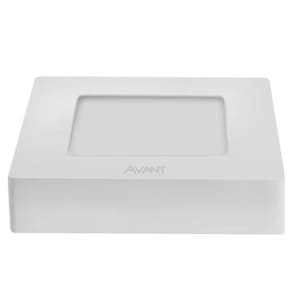 Luminária Quadrada Sobrepor 18W 1550Lm Bivolt 4000K 22.5Cm