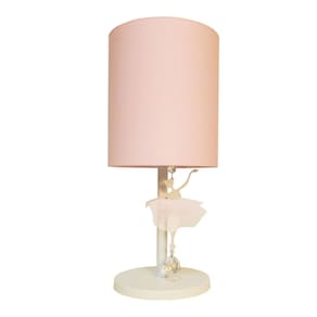 Abajur Bailarina 1 Pingente 20X40 Rosa Tom Luz