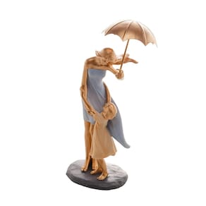 Figura Decorativa Royal Resina 11x9x31Cm - Sofisticação