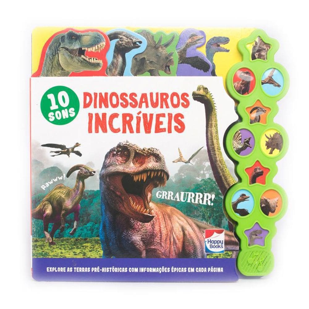 Livro Supersons Com Abas: Dinossauros Incríveis