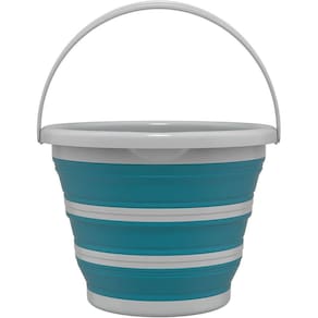 Balde Dobrável Retrátil 10 Litros Flashlimp