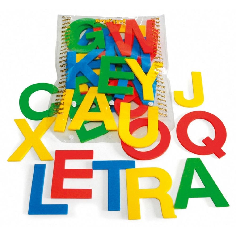 Alfabeto Movel EVA 36 Letras 10cm altura