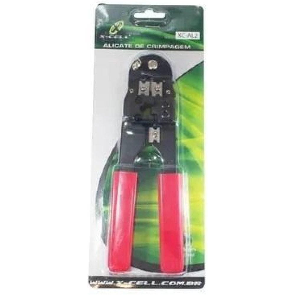 Alicate De Crimpar Rj45 Catraca Profissional Xc-Al2 X-Cell