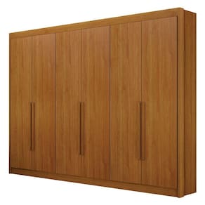 Guarda Roupa 6 Portas Diamante Gold Cinamomo - Leifer Móveis