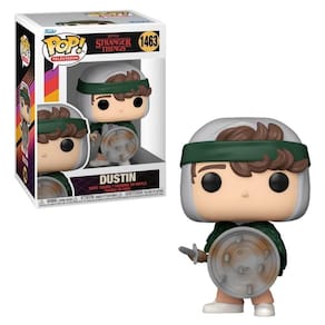Boneco Funko Pop Stranger Things S4 Dustin With Shield