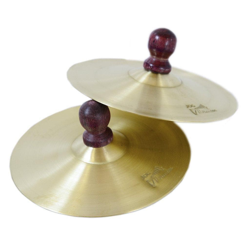 Instrumento Musical Pratinho 13Cm Par - Latão - Vibratom