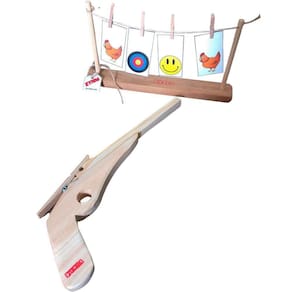 Tiro Ao Alvo Divertido Madeira - Kits E Gifts