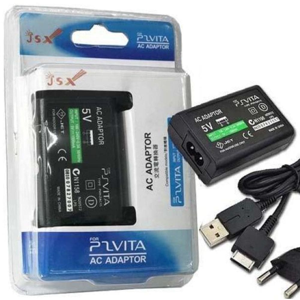 Fonte Carregador Bivolt Ps Vita 1000 Com Cabo Usb