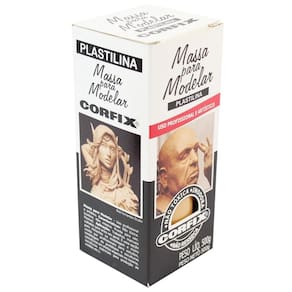 Massa de Modelar Plastilina 500g Corfix - Amarelo Pele