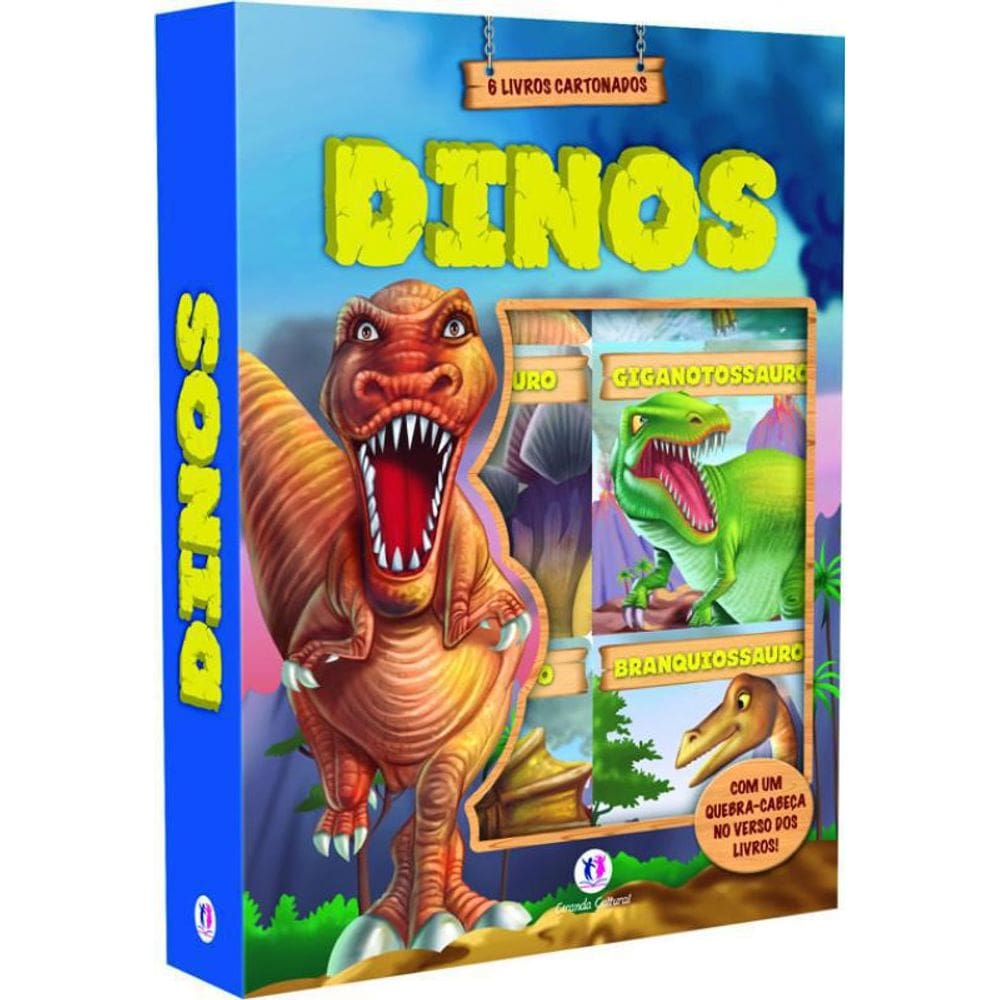 Livro Dinos - 6 Livros