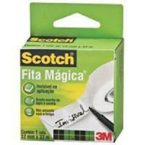 Fita Magica Scotch 810 12Mmx10M.Com Aparelho