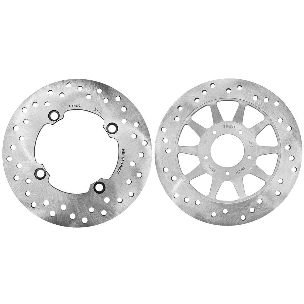 Par Disco De Freio Moto Honda Bros 160 Xre 190 Dianteiro + Traseiro Spec